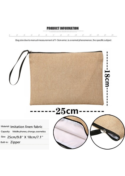 Q02476-A012BR-S Stili Özel Ad Mektup Kombinasyonu Kozmetik Çantaları Kadın Neceser Makyaj Çantası Keten Fermuar Kılıfı Seyahat Organizatör Kılıfı Mujer Bolsas (Yurt Dışından) indirimleri