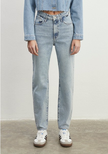 Happy Street Buz Mavi Jean Pantolon 101453-86458 modelleri