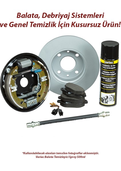 Brake& Clutch Cleaner-Fren Balata Temizleyici 500ML fırsatları