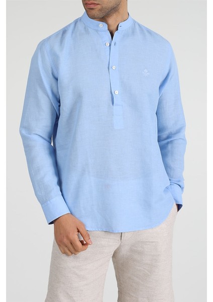 Relaxed Fit Gömlek Neo-Tranquil - Açık Mavi modelleri