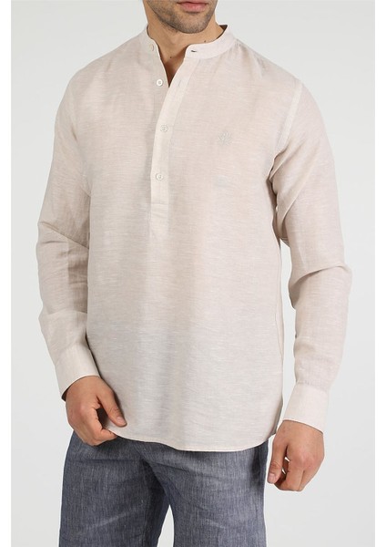 Relaxed Fit Gömlek Neo-Tranquil - Bej modelleri
