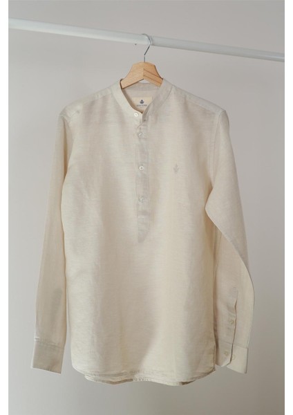 Slim Fit Gömlek Neo-Tranquil - Bej