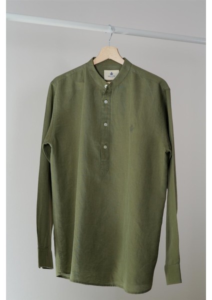Slim Fit Gömlek Neo-Tranquil - Haki