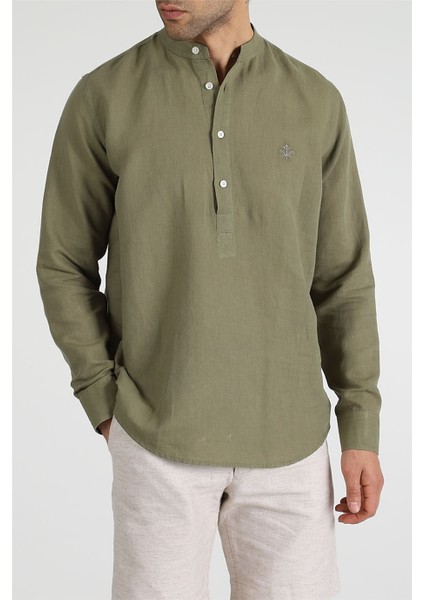Slim Fit Gömlek Neo-Tranquil - Haki modelleri