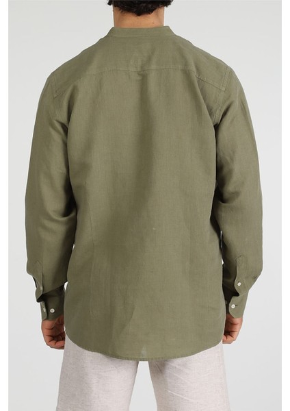 Slim Fit Gömlek Neo-Tranquil - Haki fırsatları
