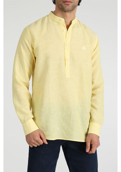 Slim Fit Gömlek Neo-Tranquil - Açık Sarı modelleri