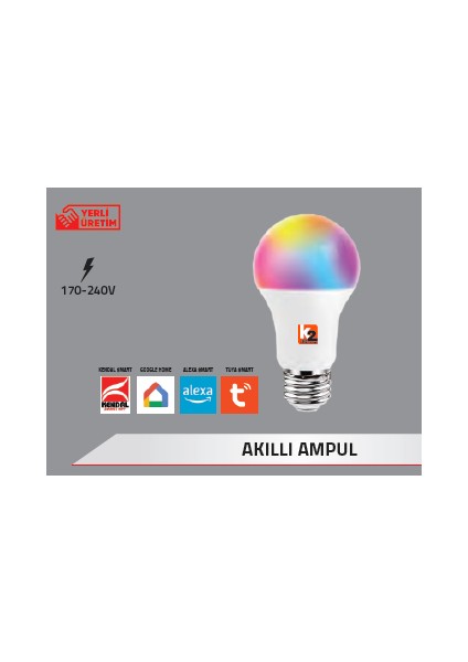 9W Akıllı Rgb LED Ampul Kendal