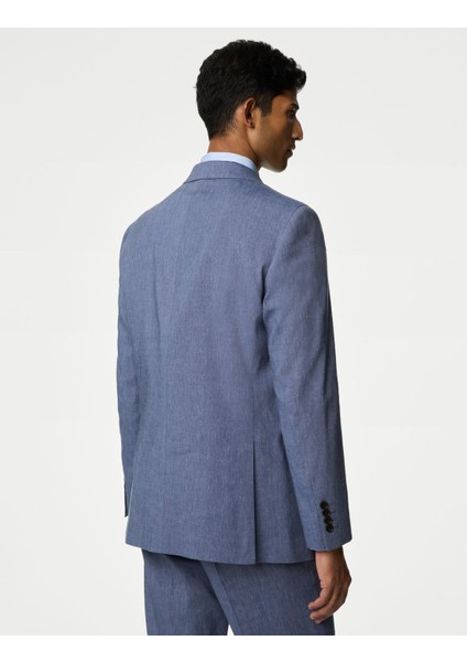 Tailored Fit Klasik Keten Ceket fırsatları