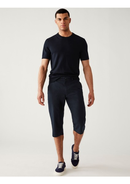 Regular Fit Keten Şort fiyatları