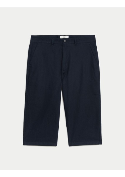 Regular Fit Keten Şort fırsatları