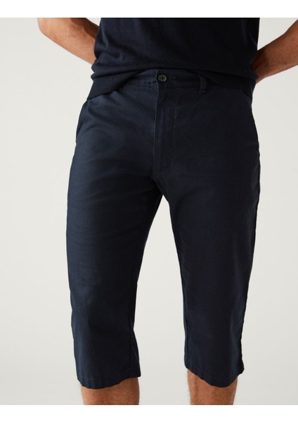 Regular Fit Keten Şort indirimleri