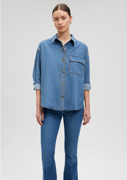 Indigo Denim Cepli GÖMLEK1210879-86971 fırsatları