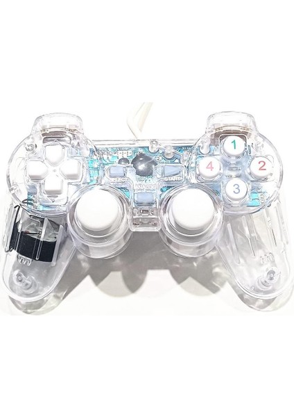 Zhltools Şeffaf Oyun Kolu Gamepad WN-1125