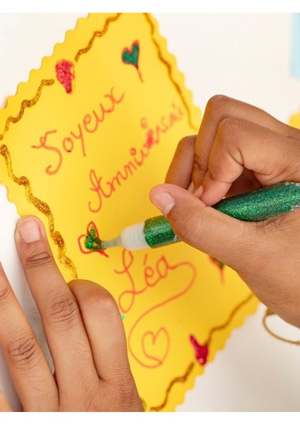 - Glitter Color Peps Simli Yapıştırıcı - 9 Renk 10 Ml.