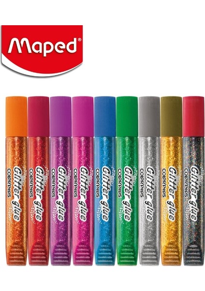 - Glitter Color Peps Simli Yapıştırıcı - 9 Renk 10 Ml.