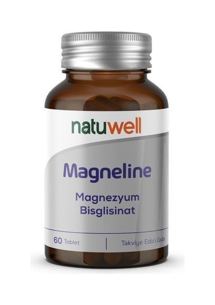 Magneline Magnezyum Bisglisinat 60 Kapsül