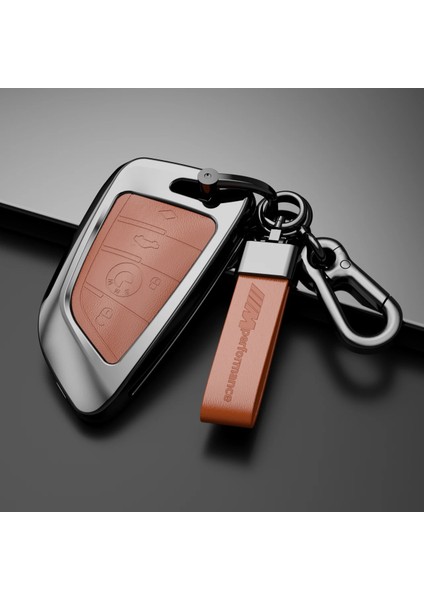 Turuncu Çinko Alaşım Araba Anahtarı Durum Kapak Kabuk Koruyucu Bmw X1 X3 X4 X5 F15 X6 F16 Geries G11 F48 F G (Yurt Dışından)