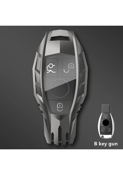 B Anahtar Tabancası Araba Anahtarı Durum Kapağı Mercedes Benz Amg Ac E S Serisi E200L E300L C260L E260 W204 W212 W176 Cla Gla Araba Aksesuarları Anahtarlık (Yurt Dışından)