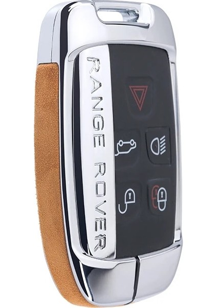 Kahverengi Araba Anahtarı Durum Karbon Silikon Kapak Land Rover Range Rover Sport Evoque Freelander 2 Jaguar Xe Xj Xjl Xf C-X16 V12 (Yurt Dışından) indirimleri