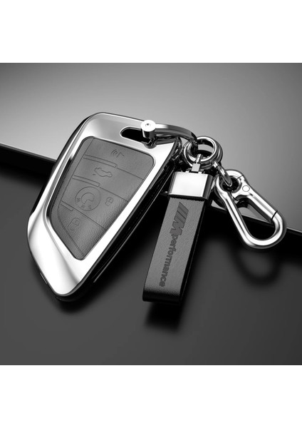 Gökyüzü Mavi Çinko Alaşım Araba Anahtarı Durum Kapak Kabuk Koruyucu Bmw X1 X3 X4 X5 F15 X6 F16 Geries G11 F48 F G (Yurt Dışından)