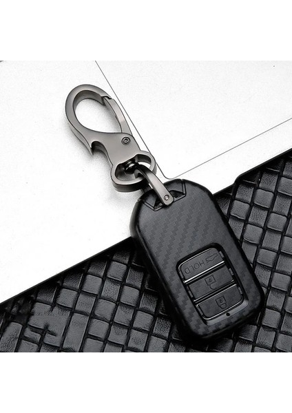 I Yeni Fırçalama Karbon Fiber Abs Araba Anahtarı Durum Honda Vezel City Civic Br-V Hr-Vcrv Pilot Accord Caz Yeşim Crider Odyssey Için Tam Kapak (Yurt Dışından)