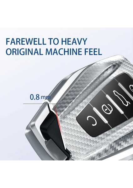 Sadece Gümüş Kasa Araba Anahtarı Kapağı Anahtarlık Kılıf Geely Coolray Atlas Boyue Nl3 Emgrand X7 Ex7 Suv Gt Gc9 Borui Araba Tutucu Çanta Şekillendirici Aksesuarları (Yurt Dışından) modelleri