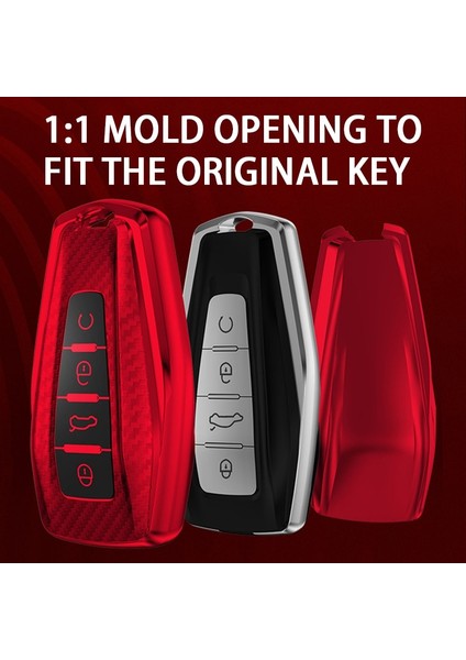 Sadece Gümüş Kasa Araba Anahtarı Kapağı Anahtarlık Kılıf Geely Coolray Atlas Boyue Nl3 Emgrand X7 Ex7 Suv Gt Gc9 Borui Araba Tutucu Çanta Şekillendirici Aksesuarları (Yurt Dışından) indirimleri