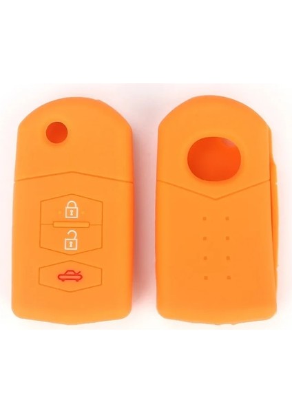 Taze Yeşil 3 Düğme Silikon Uzaktan Çevirme Anahtar Kapağı Mazda 2 Için Fit Demio Cx7 Cx9 Rx8 Mx5 Mpv Anahtarlık Kılıf Fob Kabuk Cilt Tutucu (Yurt Dışından) indirimleri