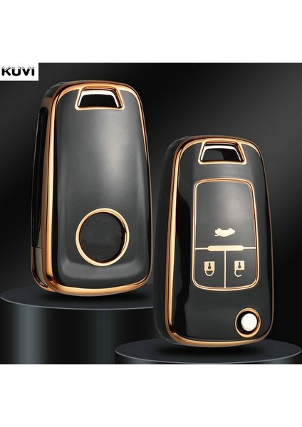3 Düğmeli Siyah Kaplama Tpu Araba Anahtarı Durum Kabuk Kapak Fob Chevrolet Cruze Aveo Trax Yelken Malibu Captiva Opel Vauxhall Astra J Corsa Insignia (Yurt Dışından) indirimleri