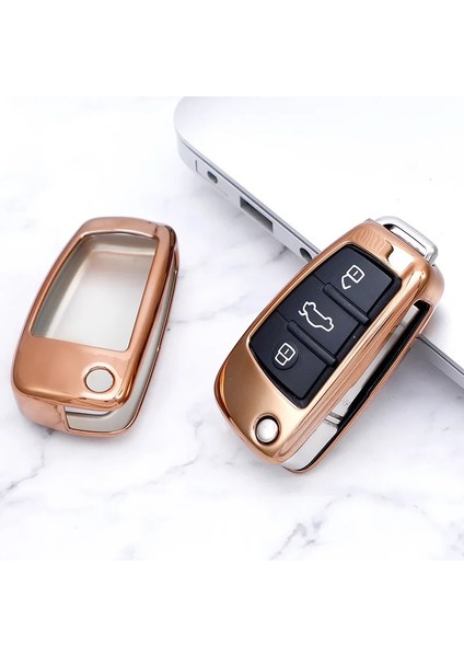 Pembe Anahtarlık Tpu Araba Anahtarı Durum Oto Anahtar Koruma Kapağı Audi C6 A7 A8 R8 A1 A3 A4 A5 Q7 Araba Tutucu Kabuk Renkli Araba-Şekillendirici Aksesuarları (Yurt Dışından) fırsatları