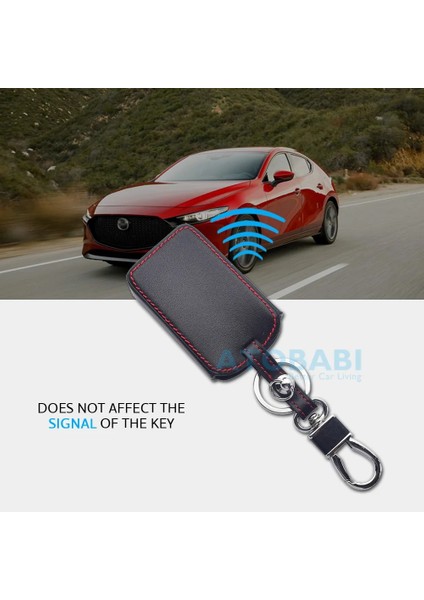 2 Düğme Deri Araba Anahtarı Kapağı Mazda 3 Sedan Hatchback X-30 Cx-5 Cx CX50 Anahtarlık Akıllı Uzaktan Kumanda Koruyucu Kılıf (Yurt Dışından) fırsatları