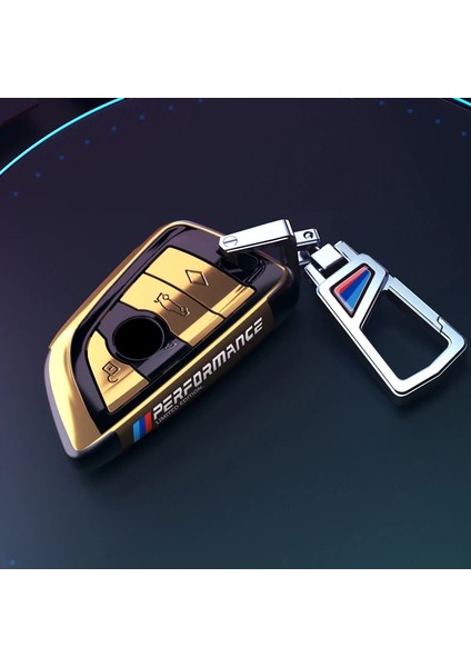 Altın Gümüş Metal Nano Galvanik Araba Anahtarı Durum Kapağı Kabuk Bmw X1 X3 X4 X5 F15 X6 F16 Geries G11 F48 F F (Yurt Dışından)