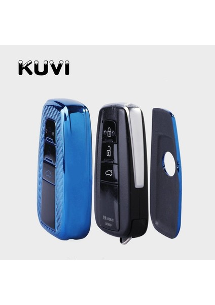 Pembe-2 Düğmesi Karbon Araba Uzaktan Anahtar Kılıfı Tutucu Toyota Chr Prado Prius Camry Corolla Rav Aksesuarları (Yurt Dışından) indirimleri