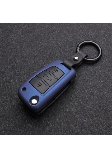 A-Karbon Kırmızısı Karbon Fiber Silikon Flip Araba Anahtarı Kapağı Kılıf Koruma Kabuk Audi A1 A3 A4 A6 Tt Allroad Q3 Q7 Rq5 Rs Anahtarlık (Yurt Dışından) modelleri