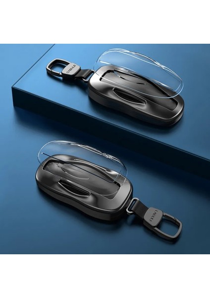 x Modeli Için Mavi Ar Anahtar Kılıfı Kemerli Alüminyum Alaşım + Tpu Anahtar Kabuk Saklama Çantası Koruyucu Tesla Model S Model 3 Model x Model Y (Yurt Dışından) fırsatları