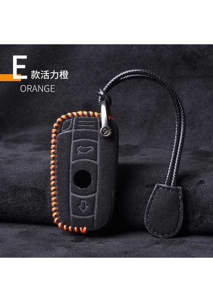 Yy-Fmp-Bmw-L-Turuncu Uzaktan Akıllı Araba Anahtarı Durum Anahtar Kapak Koruyucu Bmw E90 E60 E70 E Serisi X1 X5 X6 Z4 Kızlar Için Araba Aksesuarları (Yurt Dışından)