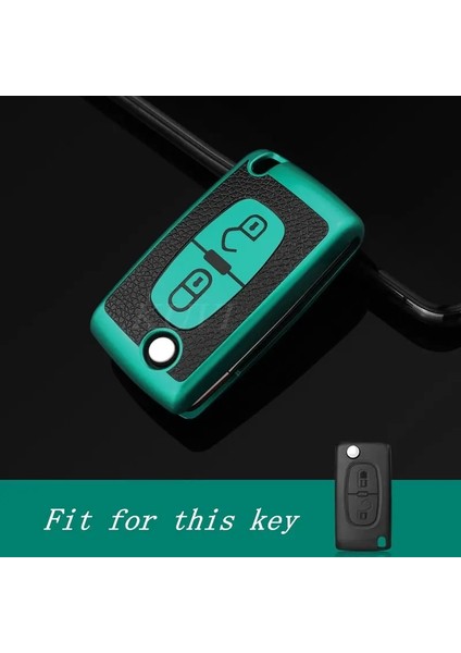 Metal Anahtarlık Tpu Flip Katlanır Araba Anahtarı Durum Kapağı Peugeot Için Citroe Berlingo Uzaktan Anahtar Kabuk Düğmeler (Yurt Dışından) modelleri