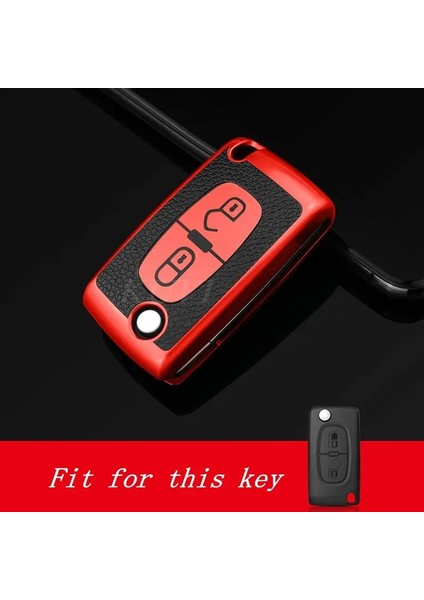 Metal Anahtarlık Tpu Flip Katlanır Araba Anahtarı Durum Kapağı Peugeot Için Citroe Berlingo Uzaktan Anahtar Kabuk Düğmeler (Yurt Dışından) indirimleri