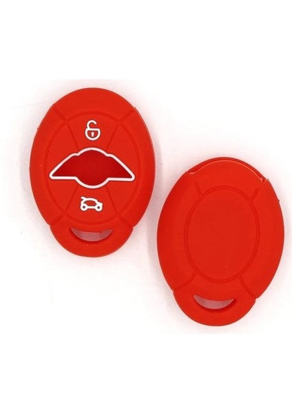 Açık Mavi Yumuşak Yıkanabilir 2 Düğme Silikon Araba Anahtarı Kılıf Kapak Fob Bmw Mini Cooper Için Set R50 R53 Ews Cilt Tutucu Oto Kabuk Aksesuarları (Yurt Dışından) modelleri