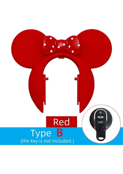 B Tipi - Kırmızı Abs Araba Anahtarı Durum Anahtarlık Tutucu Akıllı Uzaktan Fobs Koruyucu Kapak Güzel Bmw Mini Cooper Için Kabuk Değiştirin F54 F55 F56 F57 F60 (Yurt Dışından)