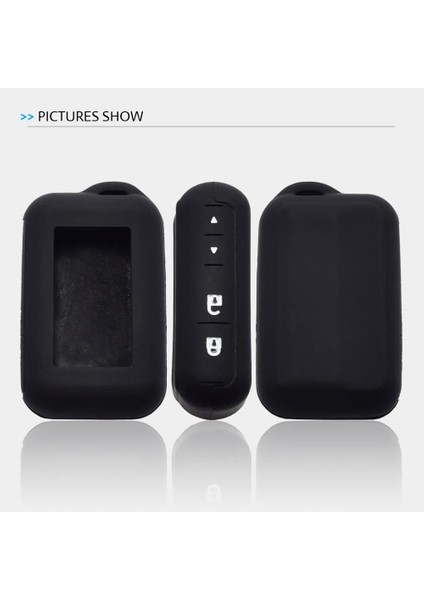 Siyah Atobabı Silikon LCD Anahtar Kılıfları Cilt Starline E95 E66 E96 E63 E93 E60 E61 E90 E91 Iki Yönlü Araba Alarm Sistemi Uzaktan Fob Kapak (Yurt Dışından) indirimleri