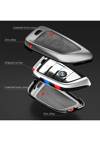 Yeşil Çinko Alaşım Araba Anahtarı Durum Kapak Kabuk Koruyucu Bmw X1 X3 X4 X5 F15 X6 F16 Geries G11 F48 F G (Yurt Dışından) indirimleri