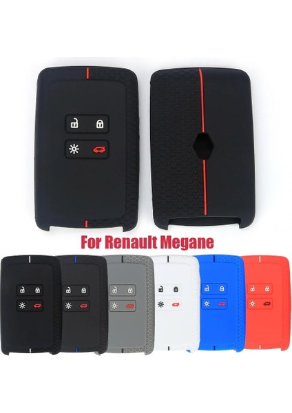 Siyah Kırmızı Silikon Anahtar Kılıfı Renault Captur Megane Tılsım Espace Clio Zoe Koleos Sce Arkana Için Dacia Sandero Kart Uzaktan (Yurt Dışından) fiyatları