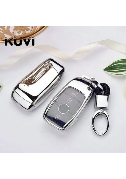 Anahtarlık ile Pembe Yüksek Li Tpu Araba Anahtarı Kapağı Kılıf Kabuk Çanta Koruyucu Anahtarlık Mercedes Benz E Sınıfı W S Sınıfı Aksesuarları (Yurt Dışından) fiyatları