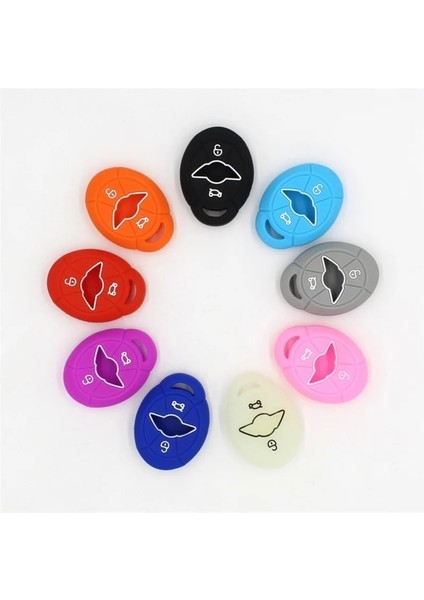 Mor Yumuşak Yıkanabilir 2 Düğme Silikon Araba Anahtarı Kılıf Kapak Fob Bmw Mini Cooper Için Set R50 R53 Ews Cilt Tutucu Oto Kabuk Aksesuarları (Yurt Dışından) fiyatları