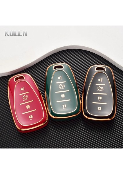 Matkap Yüzük Yeni Tpu Araba Uzaktan Anahtar Kılıfı Kabuk Fob Chevrolet Chevy Camaro Cruze Malibu Sonic Volt Tracker Kıvılcım Cıvata Trax Anahtarsız (Yurt Dışından) modelleri