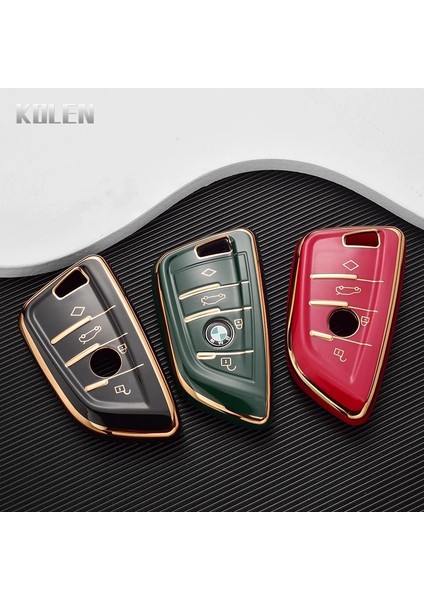 Matkap Yüzük Yeni Tpu Araba Uzaktan Anahtar Kılıfı Kabuk Fob Bmw X1 X3 X5 X6 x Serisi G20 G30 G32 G11 F15 F16 F20 F39 F48 G01 G02 (Yurt Dışından) modelleri