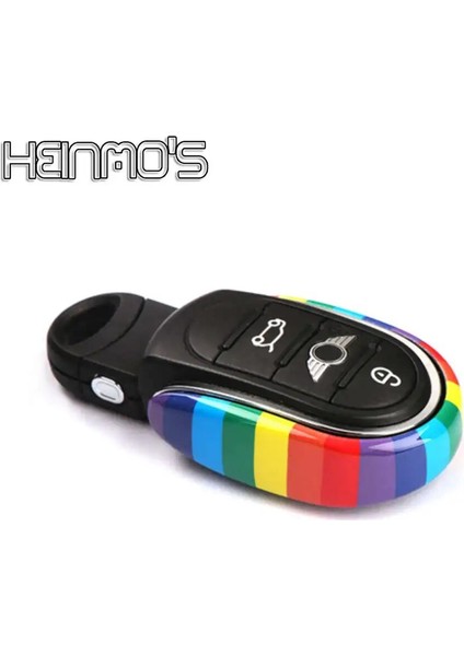 U Kapak Gökkuşağı Mını Cooper Için Araba Styling Aksesuarları F56 F55 F57 F54 Clubman F60 Taşralı Anahtar Kutu Kapak Zinciri Halat Mını Jcw Dekorasyon (Yurt Dışından)