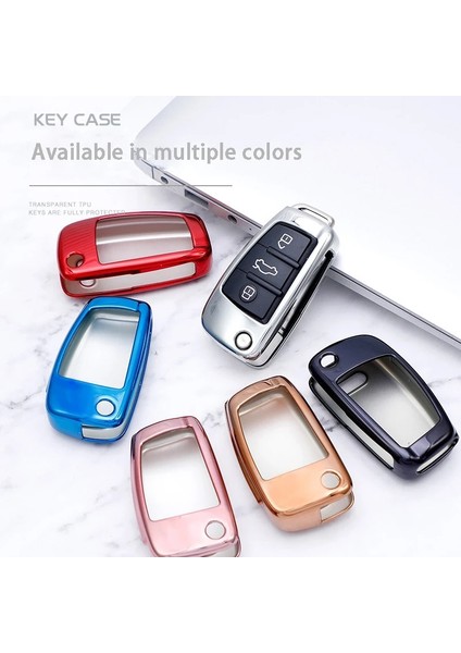 Bir Altın Tpu Araba Anahtarı Durum Oto Anahtar Koruma Kapağı Audi C6 A7 A8 R8 A1 A3 A4 A5 Q7 Araba Tutucu Kabuk Renkli Araba-Şekillendirici Aksesuarları (Yurt Dışından) modelleri