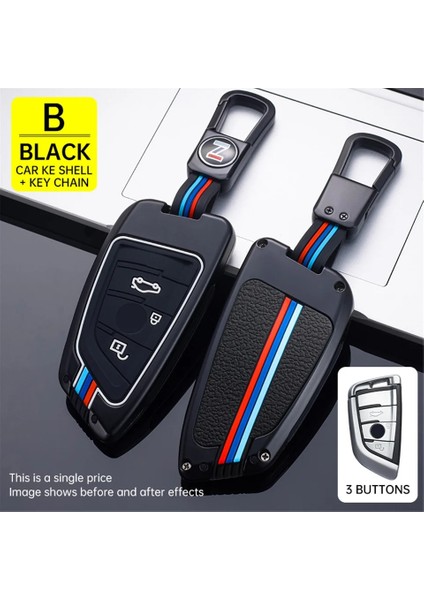Kraliyet Mavisi Çinko Alaşım Araba Anahtarı Kılıf Kapak Kabuk Koruyucu Bmw X1 X3 X4 X5 F15 X6 F16 Geries G11 F48 F F (Yurt Dışından) indirimleri